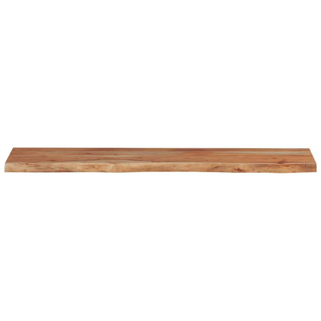 vidaXL Ράφι Επιτοίχιο Ορθ. Live Edge 110x20x3,8 εκ. Μασίφ Ξύλο Ακακίας