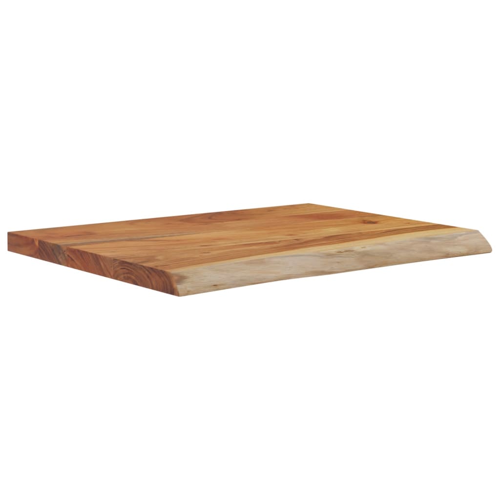 vidaXL Ράφι Επιτοίχιο Ορθ. Live Edge 40x30x3,8 εκ. Μασίφ Ξύλο Ακακίας