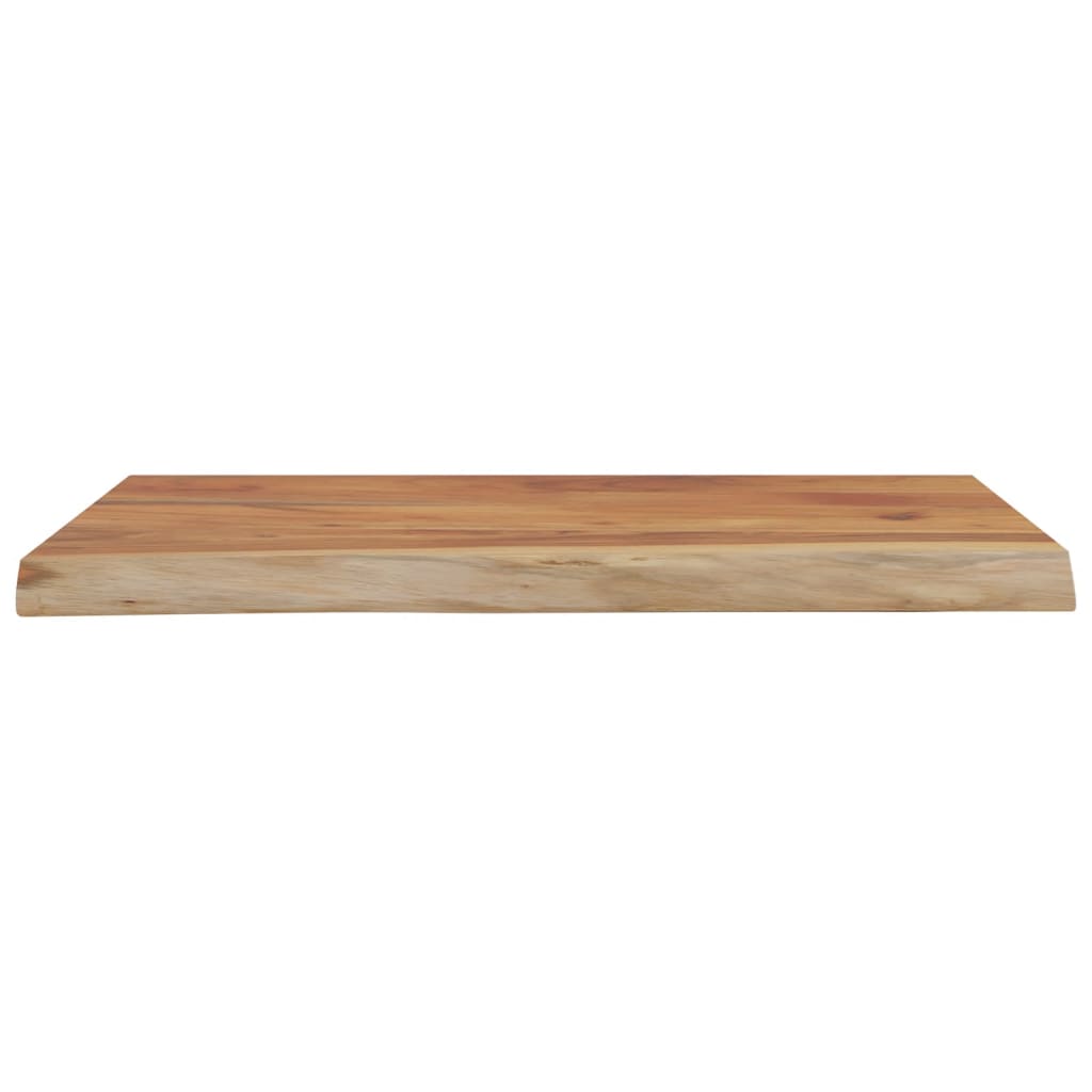 vidaXL Ράφι Επιτοίχιο Ορθ. Live Edge 40x30x3,8 εκ. Μασίφ Ξύλο Ακακίας