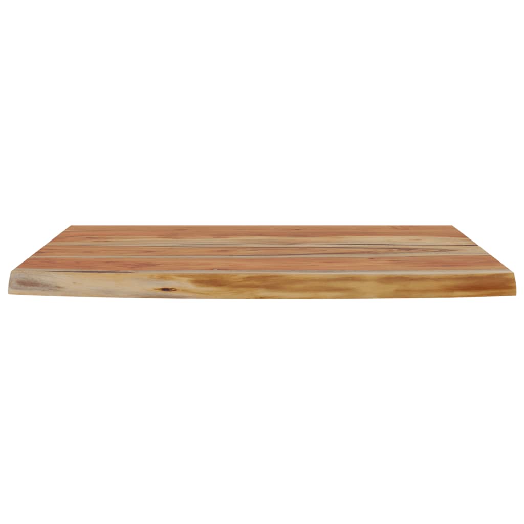 vidaXL Ράφι Επιτοίχιο Ορθ. Live Edge 50x30x3,8 εκ. Μασίφ Ξύλο Ακακίας