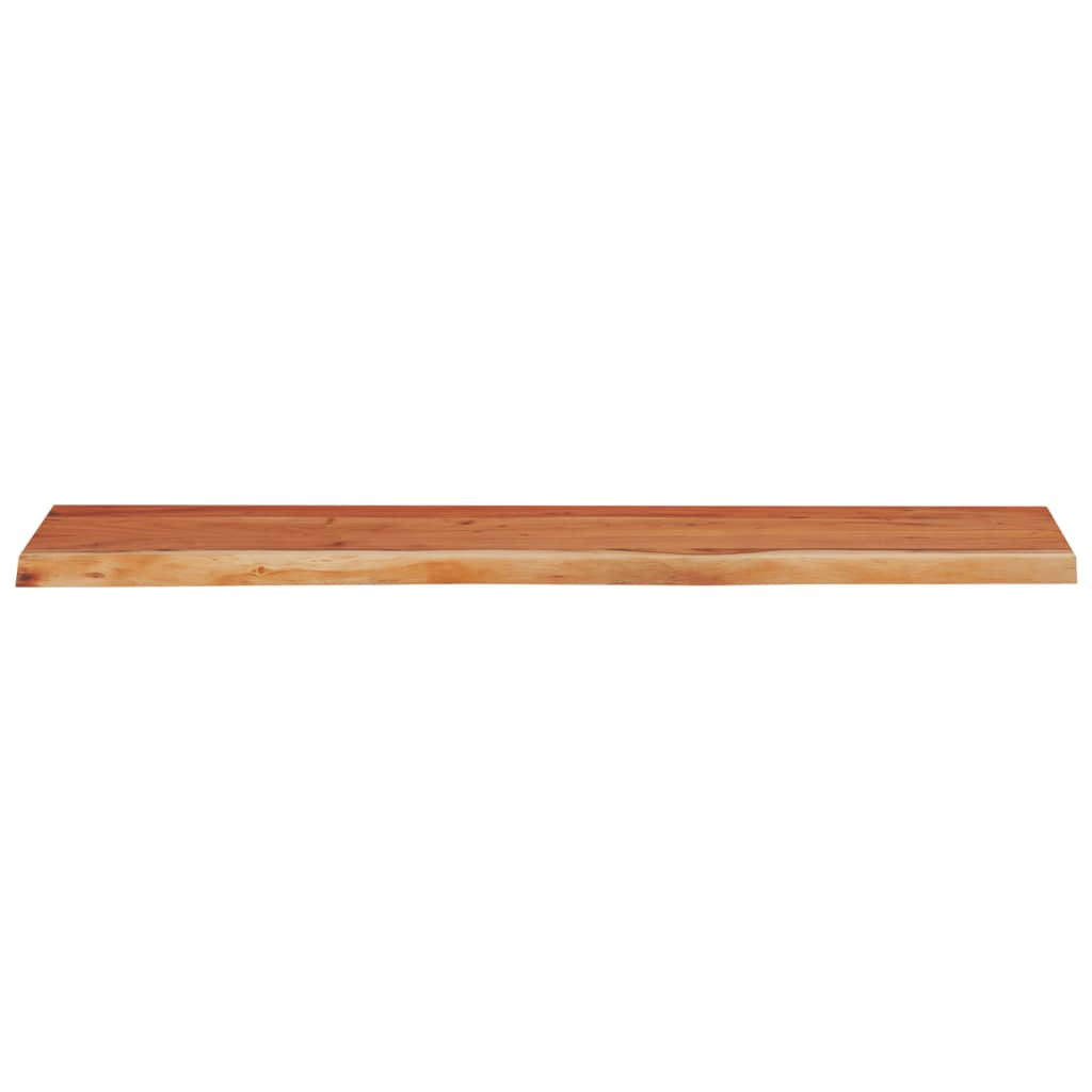 vidaXL Ράφι Επιτοίχιο Ορθ. Live Edge 100x30x3,8 εκ. Μασίφ Ξύλο Ακακίας