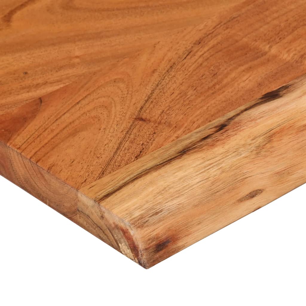 vidaXL Ράφι Επιτοίχιο Ορθ. Live Edge 100x30x3,8 εκ. Μασίφ Ξύλο Ακακίας