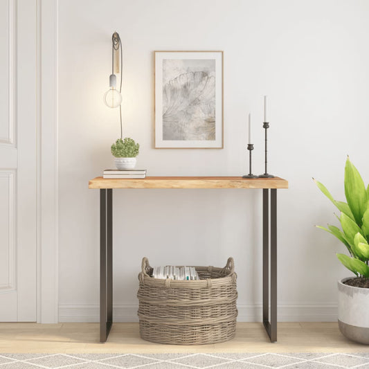 vidaXL Επιφάνεια Τραπεζιού Ορθογώνια 90x40x3,8 εκ. Μασίφ Ξύλο Ακακίας