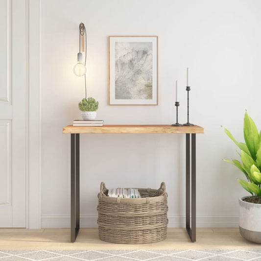 vidaXL Επιφάνεια Τραπεζιού Ορθογώνια 100x40x3,8 εκ. Μασίφ Ξύλο Ακακίας