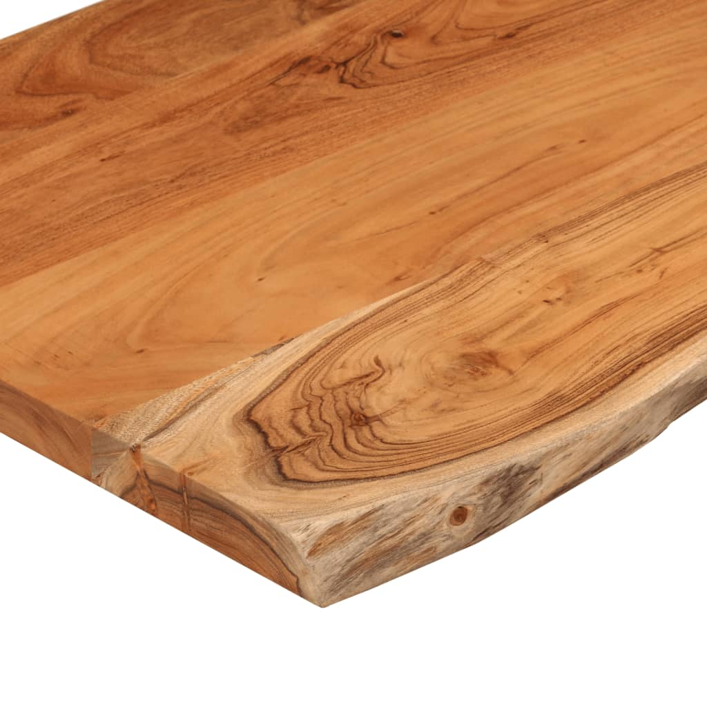 vidaXL Πάγκος Μπάνιου Ορθογώνιος 90x60x3,8 εκ. από Μασίφ Ξύλο Ακακίας