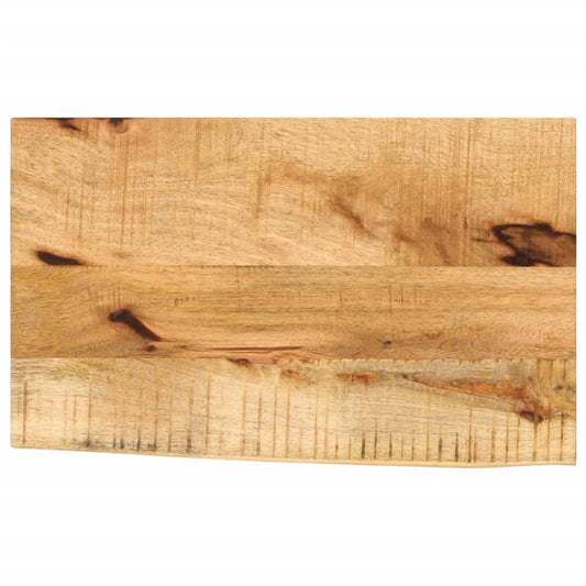 vidaXL Επιφάνεια Τραπεζιού 60x20x2,5 εκ. Live Edge Μασίφ Ξύλο Μάνγκο