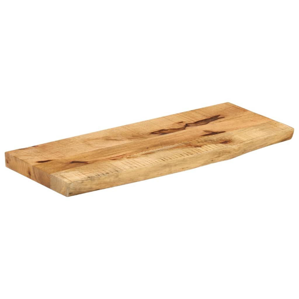 vidaXL Επιφάνεια Τραπεζιού 90x30x2,5 εκ. Live Edge Μασίφ Ξύλο Μάνγκο