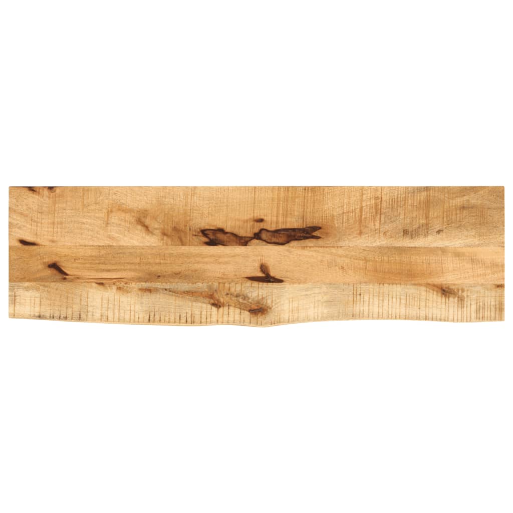 vidaXL Επιφάνεια Τραπεζιού 120x30x2,5 εκ. Live Edge Μασίφ Ξύλο Μάνγκο