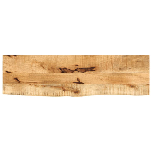 vidaXL Επιφάνεια Τραπεζιού 120x30x2,5 εκ. Live Edge Μασίφ Ξύλο Μάνγκο
