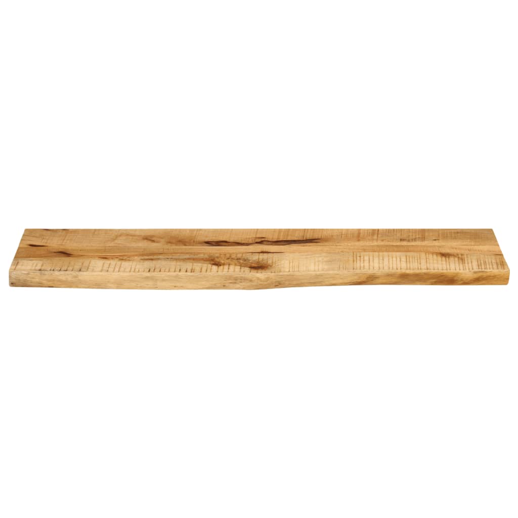 vidaXL Επιφάνεια Τραπεζιού 120x30x2,5 εκ. Live Edge Μασίφ Ξύλο Μάνγκο