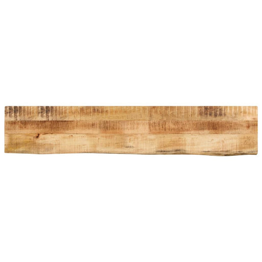 vidaXL Επιφάνεια Τραπεζιού 140x30x2,5 εκ. Live Edge Μασίφ Ξύλο Μάνγκο