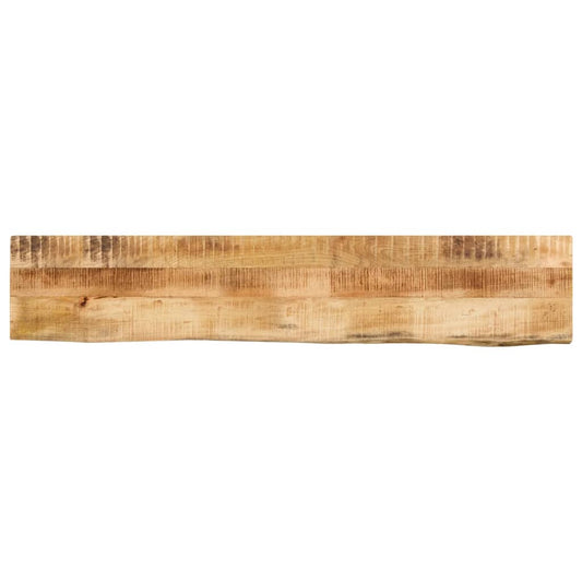 vidaXL Επιφάνεια Τραπεζιού 140x40x2,5 εκ. Live Edge Μασίφ Ξύλο Μάνγκο