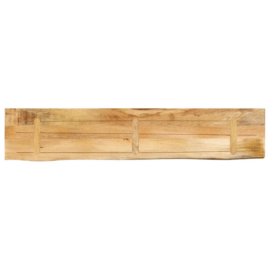 vidaXL Επιφάνεια Τραπεζιού 140x40x2,5 εκ. Live Edge Μασίφ Ξύλο Μάνγκο
