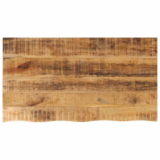vidaXL Επιφάνεια Τραπεζιού 120x60x2,5 εκ. Live Edge Μασίφ Ξύλο Μάνγκο