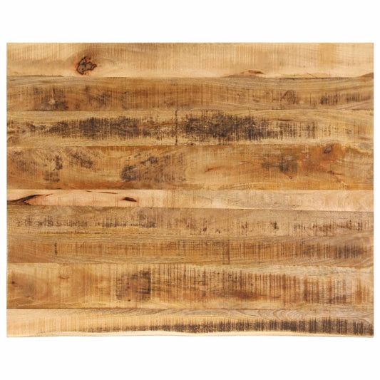 vidaXL Επιφάνεια Τραπεζιού 90x80x2,5 εκ. Live Edge Μασίφ Ξύλο Μάνγκο