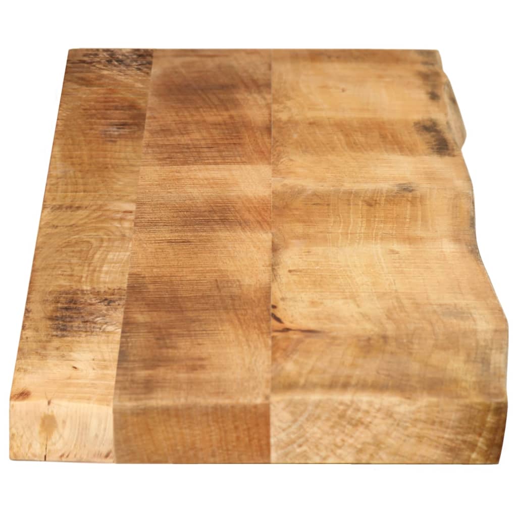 vidaXL Επιφάνεια Τραπεζιού 140x20x3,8 εκ. Live Edge Μασίφ Ξύλο Μάνγκο