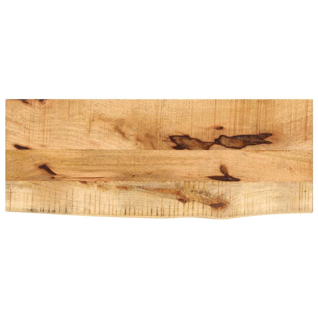 vidaXL Επιφάνεια Τραπεζιού 90x40x3,8 εκ. Live Edge Μασίφ Ξύλο Μάνγκο