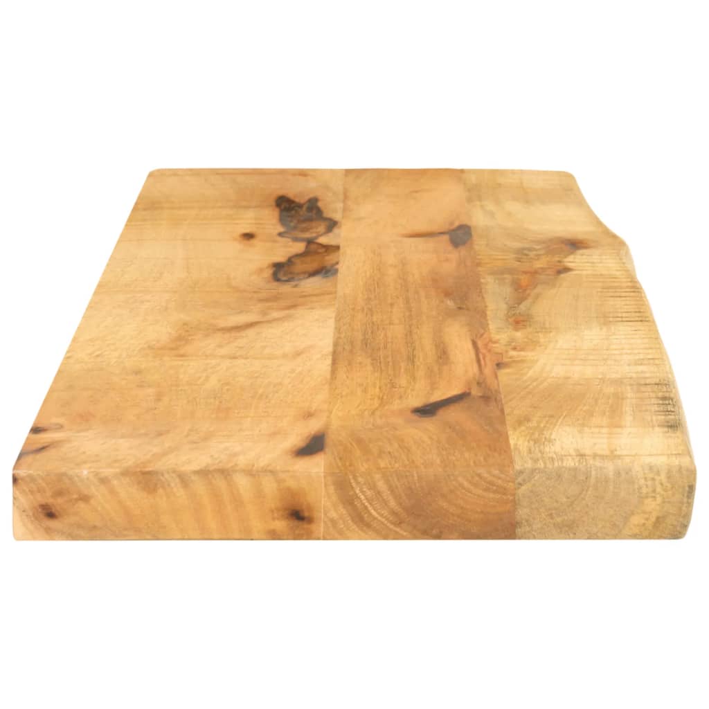 vidaXL Επιφάνεια Τραπεζιού 90x40x3,8 εκ. Live Edge Μασίφ Ξύλο Μάνγκο