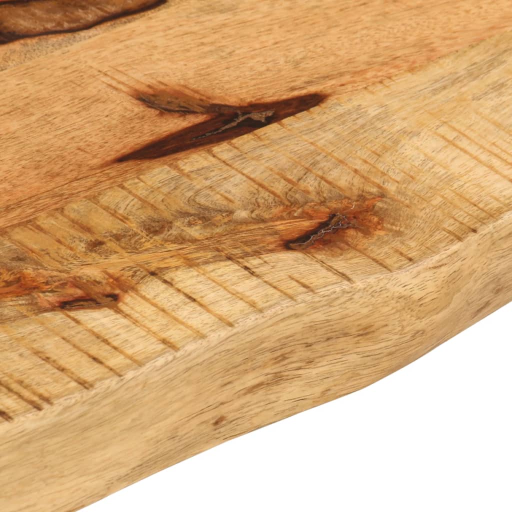 vidaXL Επιφάνεια Τραπεζιού 90x40x3,8 εκ. Live Edge Μασίφ Ξύλο Μάνγκο