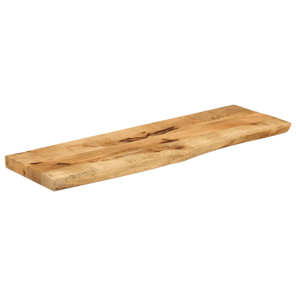 vidaXL Επιφάνεια Τραπεζιού 100x40x3,8 εκ. Live Edge Μασίφ Ξύλο Μάνγκο
