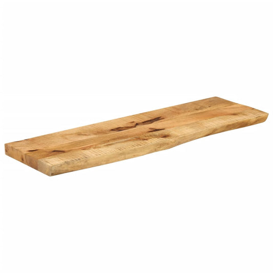 vidaXL Επιφάνεια Τραπεζιού 120x40x3,8 εκ. Live Edge Μασίφ Ξύλο Μάνγκο