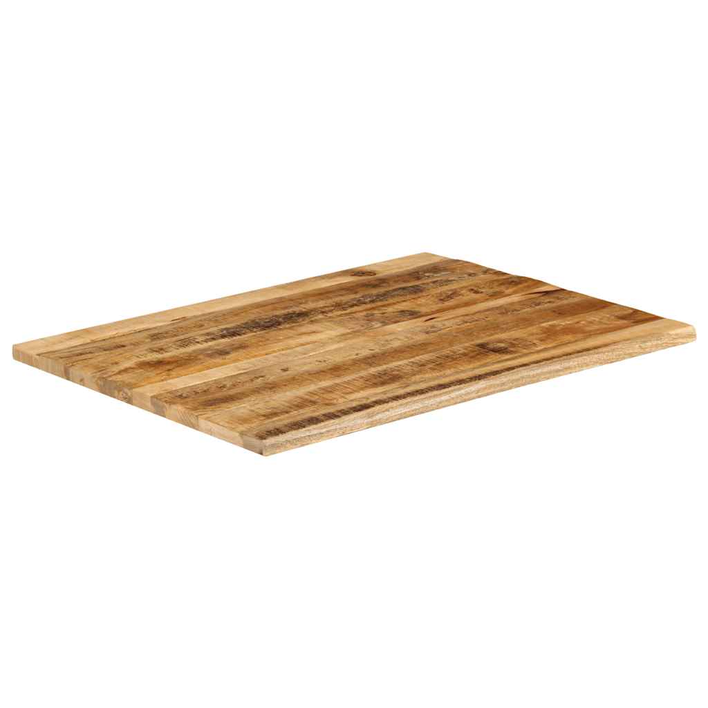 vidaXL Επιφάνεια Τραπεζιού 100x80x3,8 εκ. από Μασίφ Ξύλο Ακατέργαστου Μάνγκο