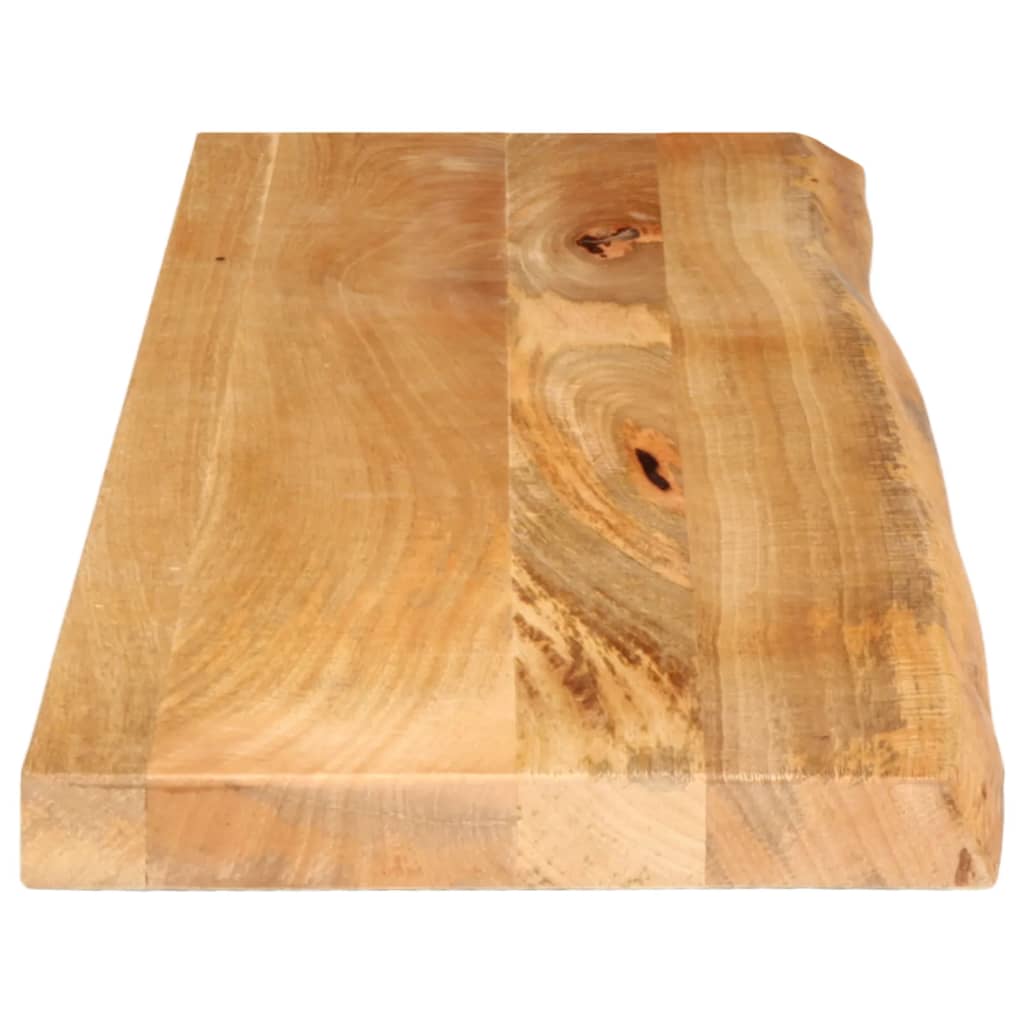 vidaXL Επιφάνεια Τραπεζιού 120x30x2,5 εκ. Live Edge Μασίφ Ξύλο Μάνγκο