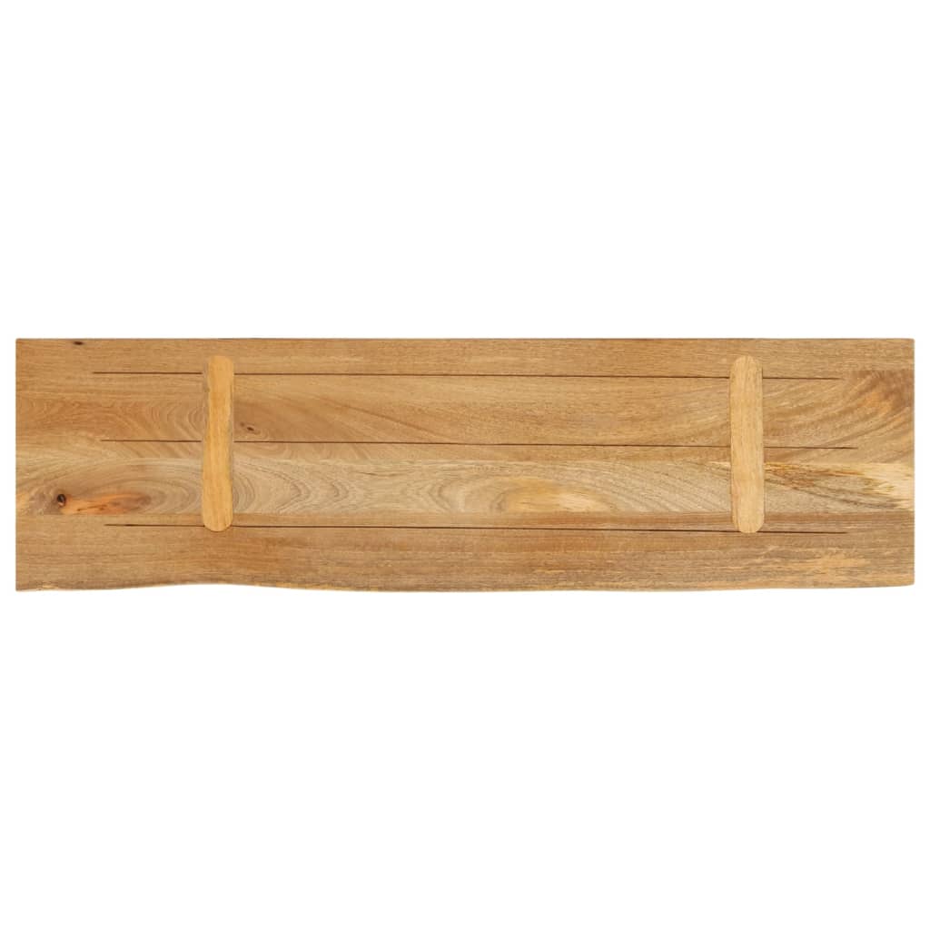 vidaXL Επιφάνεια Τραπεζιού 120x30x2,5 εκ. Live Edge Μασίφ Ξύλο Μάνγκο