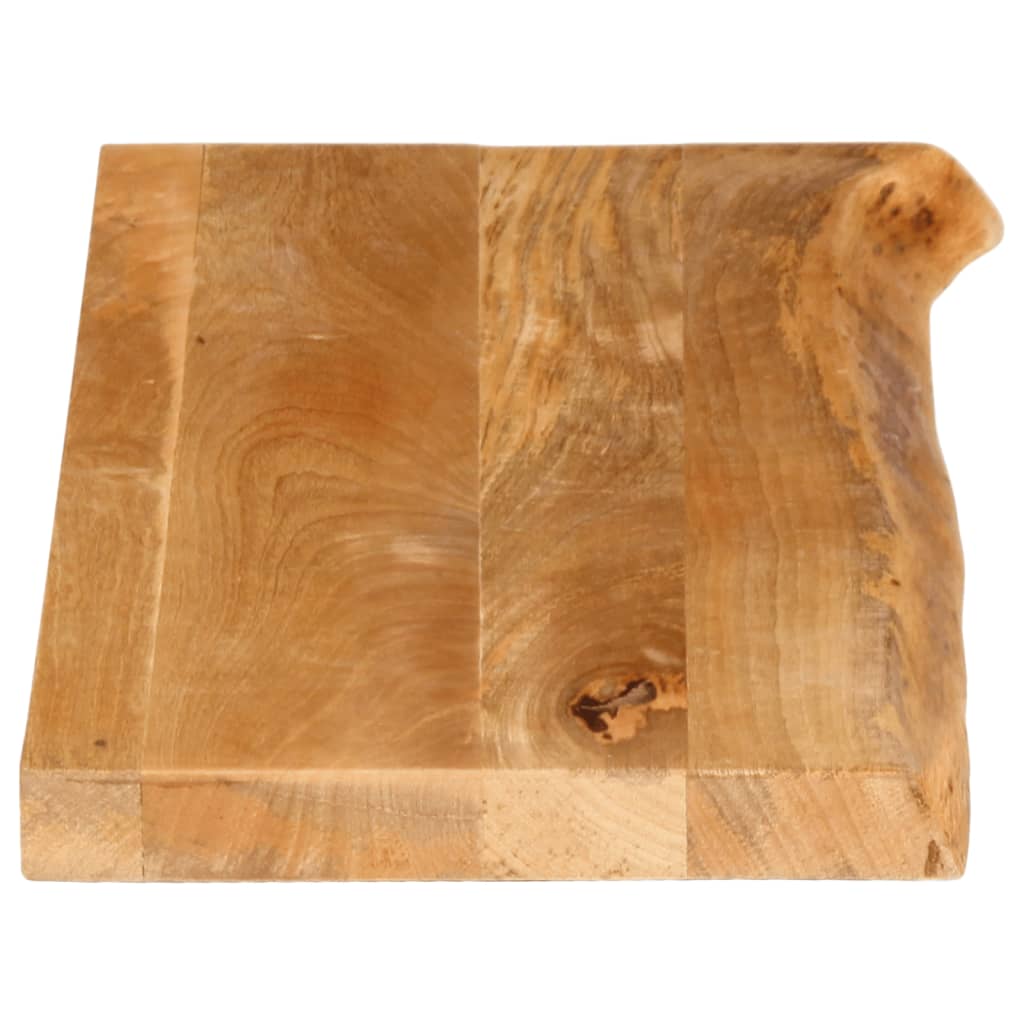 vidaXL Επιφάνεια Τραπεζιού 140x30x2,5 εκ. Live Edge Μασίφ Ξύλο Μάνγκο