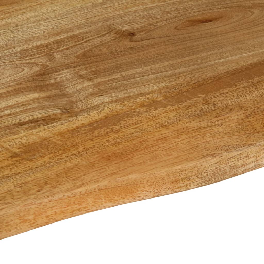vidaXL Επιφάνεια Τραπεζιού 40x40x2,5 εκ. Live Edge Μασίφ Ξύλο Μάνγκο