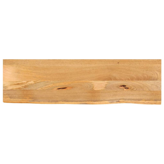 vidaXL Επιφάνεια Τραπεζιού 100x40x2,5 εκ. Live Edge Μασίφ Ξύλο Μάνγκο