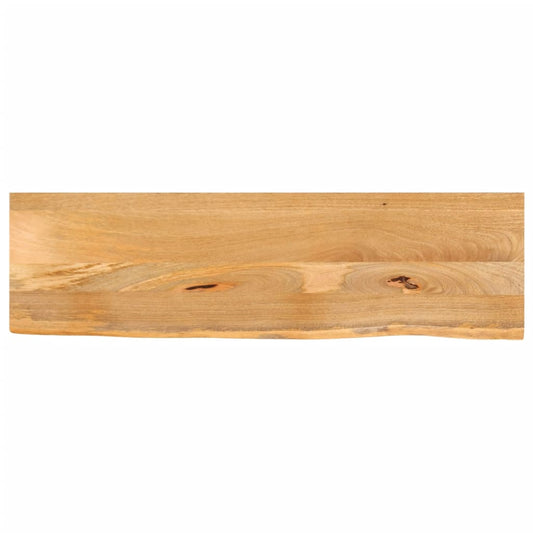 vidaXL Επιφάνεια Τραπεζιού 120x40x2,5 εκ. Live Edge Μασίφ Ξύλο Μάνγκο