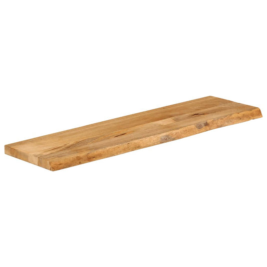 vidaXL Επιφάνεια Τραπεζιού 120x40x2,5 εκ. Live Edge Μασίφ Ξύλο Μάνγκο