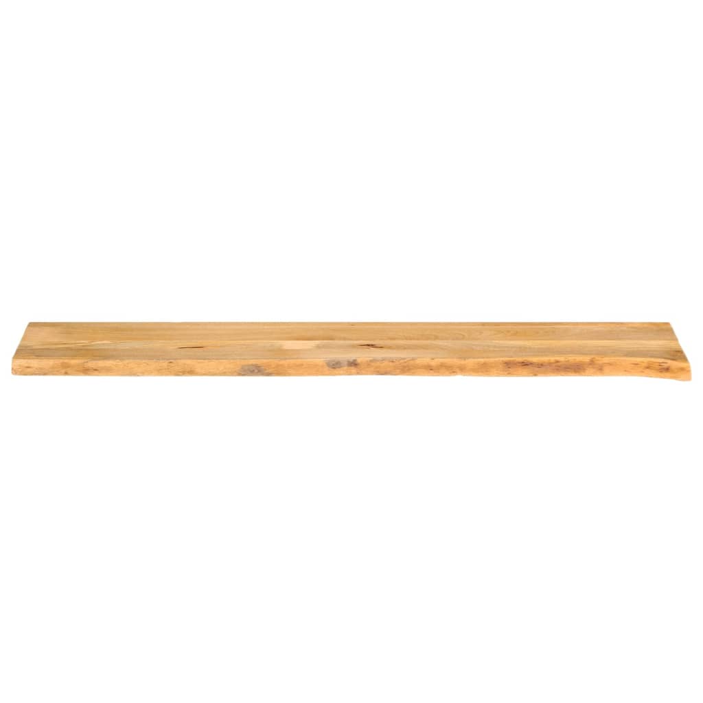 vidaXL Επιφάνεια Τραπεζιού 140x40x2,5 εκ. Live Edge Μασίφ Ξύλο Μάνγκο