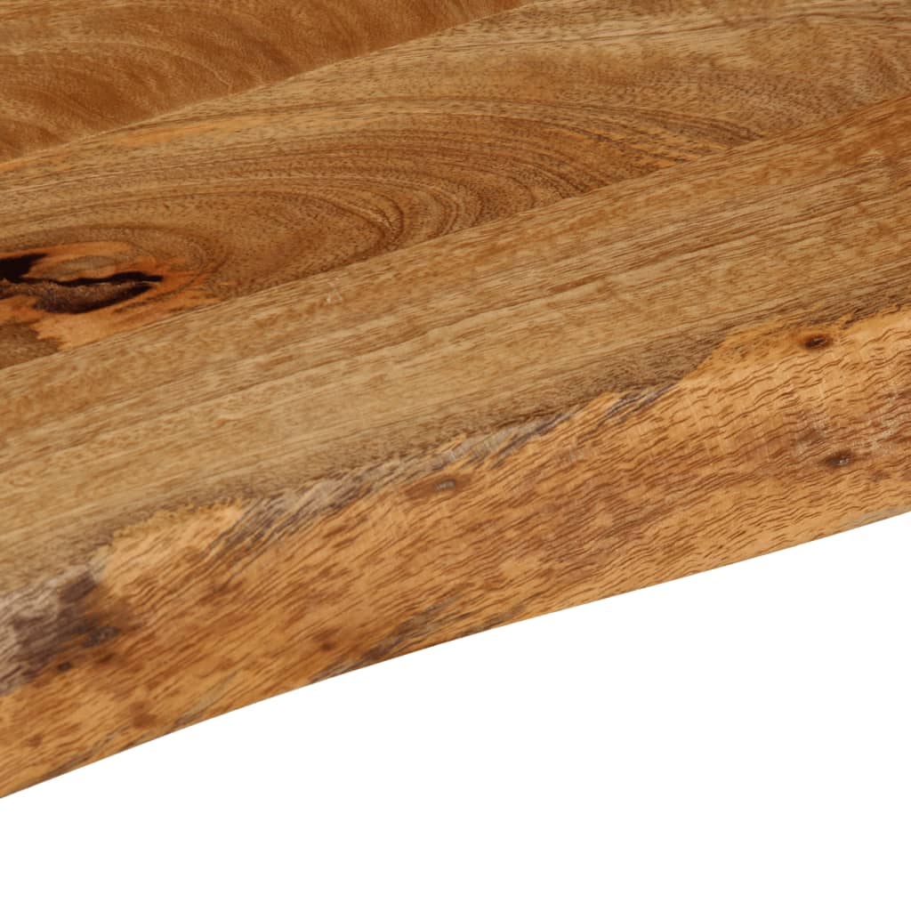 vidaXL Επιφάνεια Τραπεζιού 140x40x2,5 εκ. Live Edge Μασίφ Ξύλο Μάνγκο