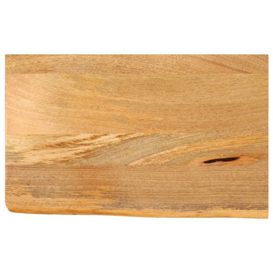 vidaXL Επιφάνεια Τραπεζιού 40x20x3,8 εκ. Live Edge Μασίφ Ξύλο Μάνγκο