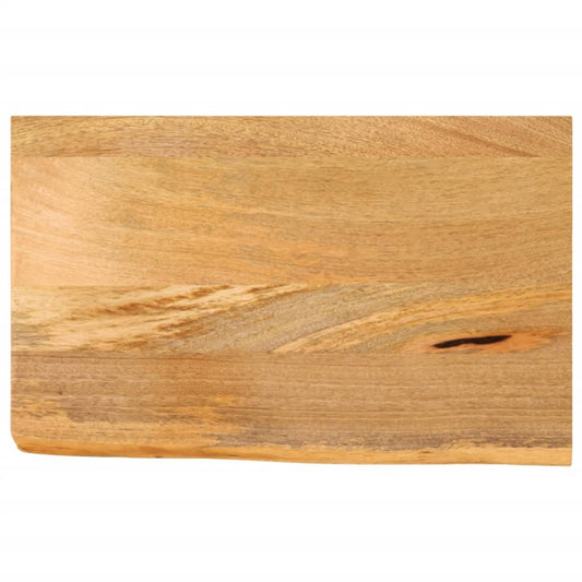 vidaXL Επιφάνεια Τραπεζιού 50x20x3,8 εκ. Live Edge Μασίφ Ξύλο Μάνγκο