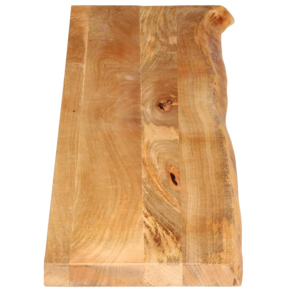 vidaXL Επιφάνεια Τραπεζιού 140x30x3,8 εκ. Live Edge Μασίφ Ξύλο Μάνγκο