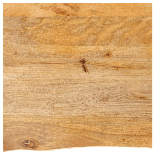 vidaXL Επιφάνεια Τραπεζιού 40x40x3,8 εκ. Live Edge Μασίφ Ξύλο Μάνγκο