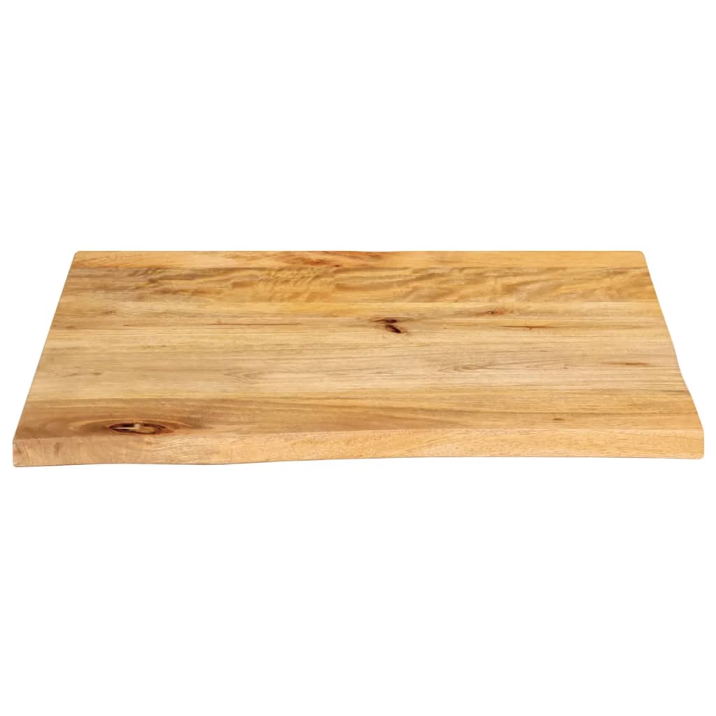vidaXL Επιφάνεια Τραπεζιού 40x40x3,8 εκ. Live Edge Μασίφ Ξύλο Μάνγκο