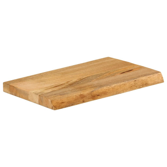 vidaXL Επιφάνεια Τραπεζιού 50x40x3,8 εκ. Live Edge Μασίφ Ξύλο Μάνγκο