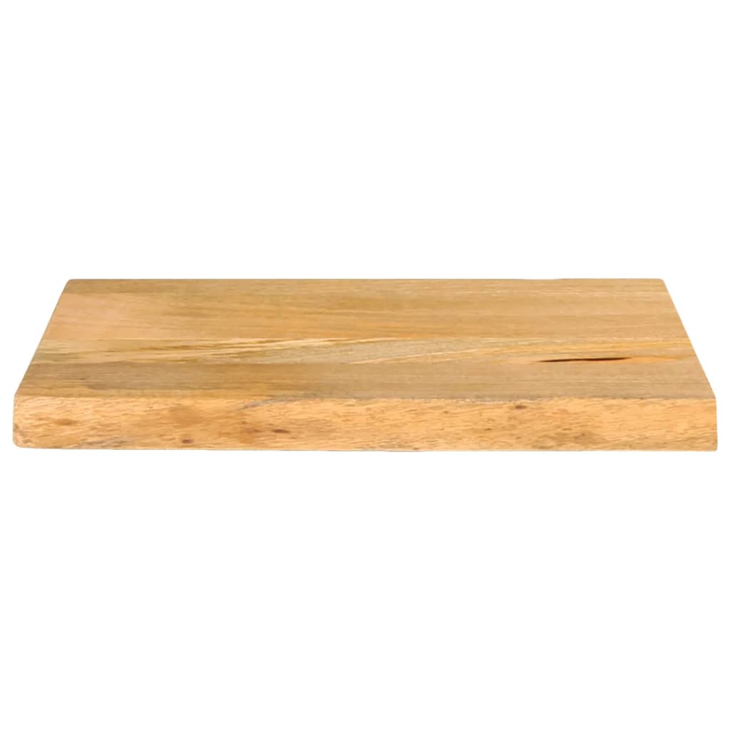 vidaXL Επιφάνεια Τραπεζιού 60x40x3,8 εκ. Live Edge Μασίφ Ξύλο Μάνγκο
