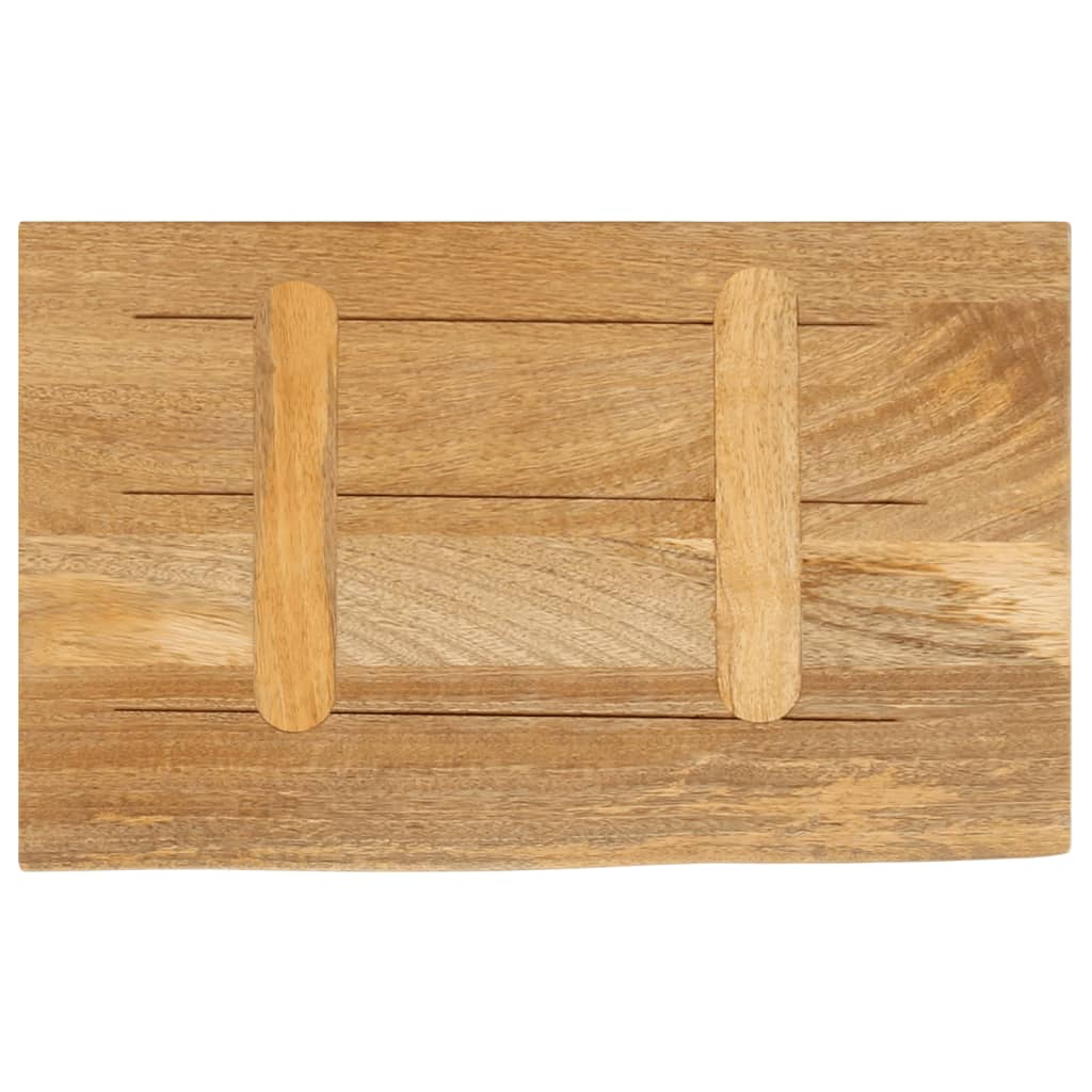 vidaXL Επιφάνεια Τραπεζιού 60x40x3,8 εκ. Live Edge Μασίφ Ξύλο Μάνγκο