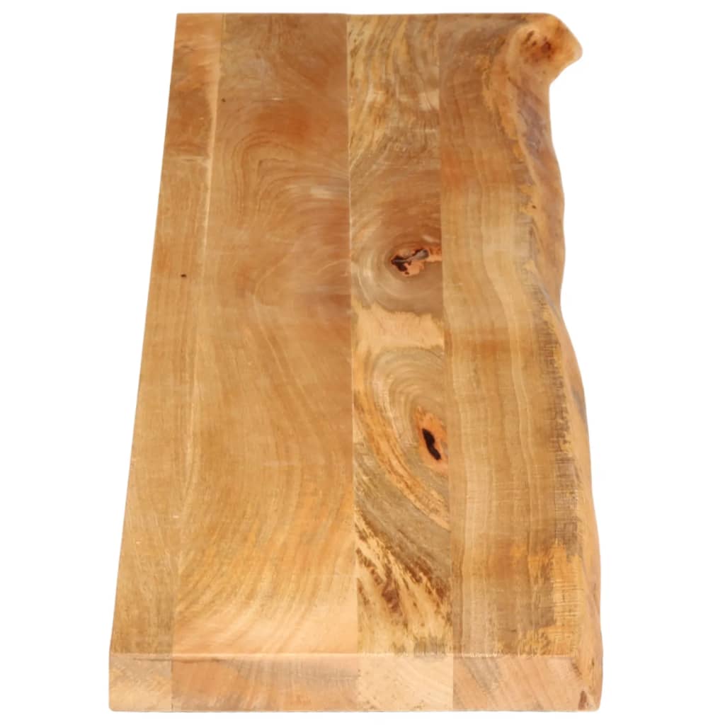 vidaXL Επιφάνεια Τραπεζιού 160x40x3,8 εκ. Live Edge Μασίφ Ξύλο Μάνγκο