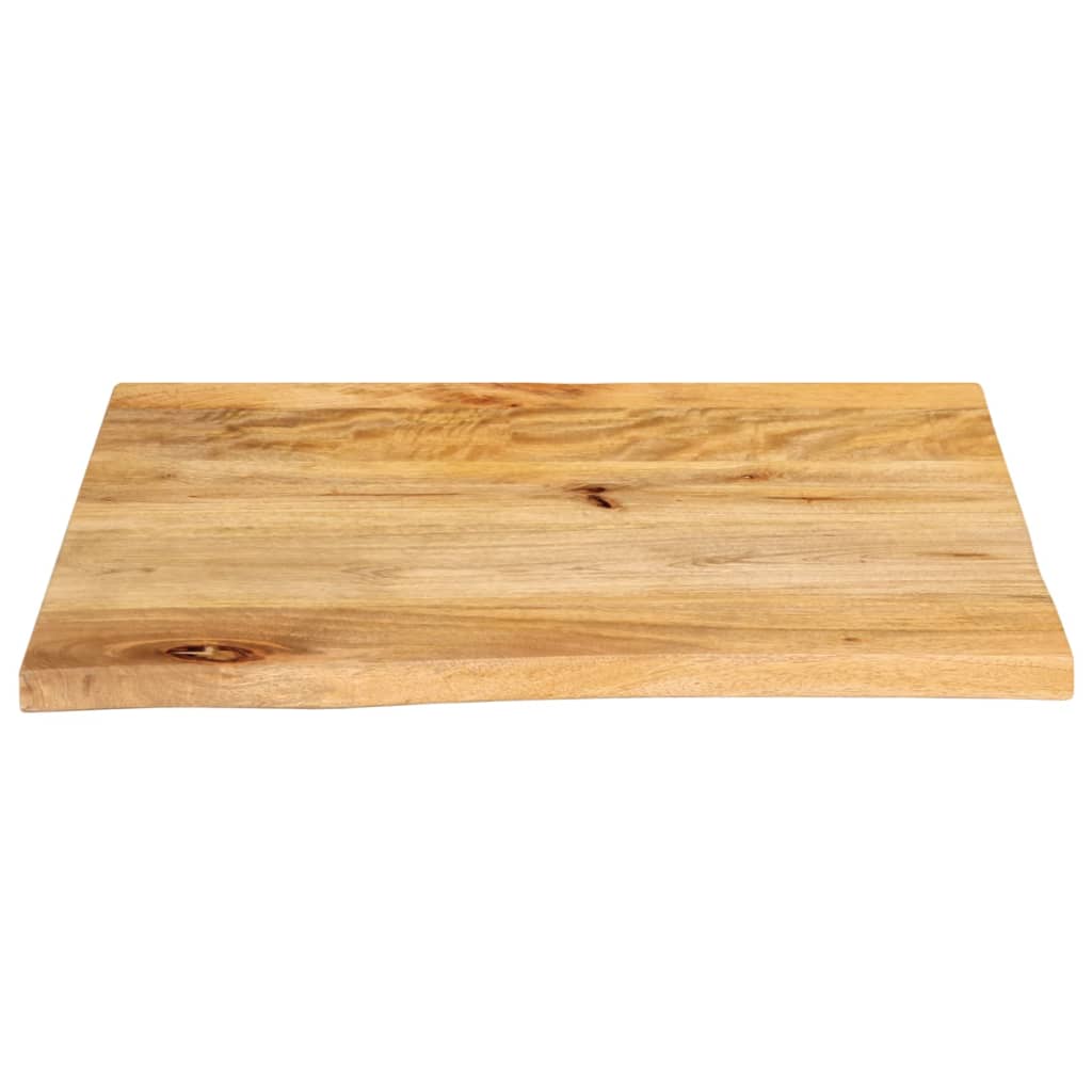 vidaXL Επιφάνεια Τραπεζιού 60x60x3,8 εκ. Live Edge Μασίφ Ξύλο Μάνγκο