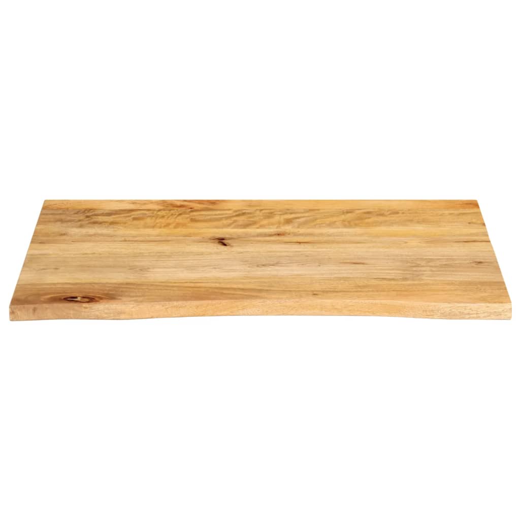 vidaXL Επιφάνεια Τραπεζιού 80x60x3,8 εκ. Live Edge Μασίφ Ξύλο Μάνγκο