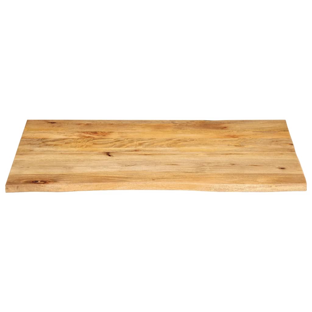 vidaXL Επιφάνεια Τραπεζιού 90x80x3,8 εκ. Live Edge Μασίφ Ξύλο Μάνγκο