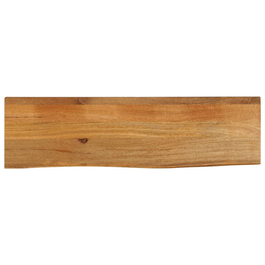 vidaXL Επιφάνεια Τραπεζιού 100x20x2,5 εκ. Live Edge Μασίφ Ξύλο Μάνγκο