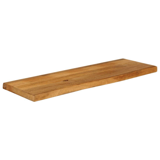 vidaXL Επιφάνεια Τραπεζιού 100x20x2,5 εκ. Live Edge Μασίφ Ξύλο Μάνγκο