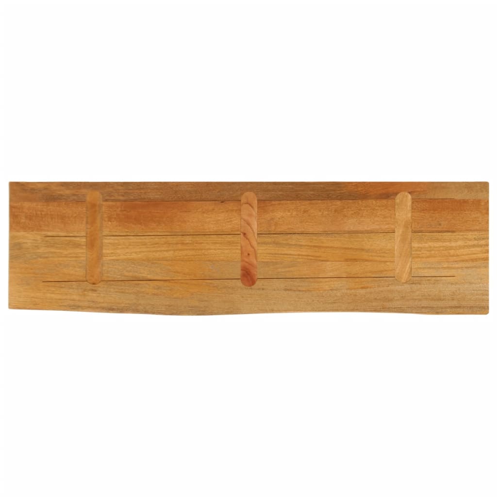 vidaXL Επιφάνεια Τραπεζιού 110x20x2,5 εκ. Live Edge Μασίφ Ξύλο Μάνγκο